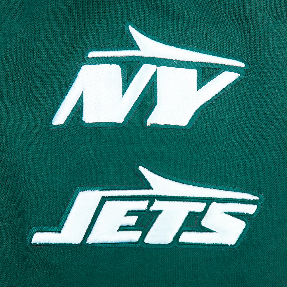 NFL NEW YORK JETS CLASSIC CHENILLE TODDLER BOY'S FLEECE PO HOODIE (FOREST GREEN) - Image 8