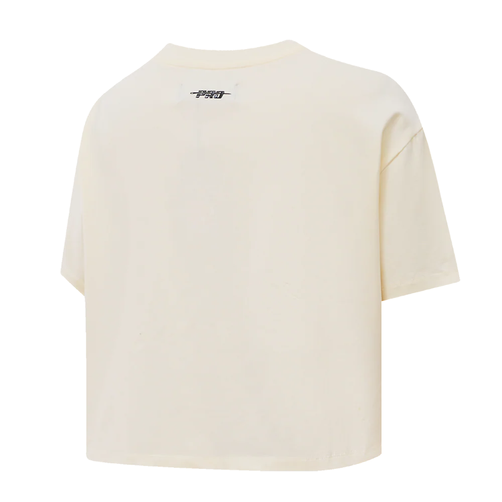 NFL NEW ENGLAND PATRIOTS RETRO CLASSIC WOMEN'S BOXY TEE (EGGSHELL) - Image 4