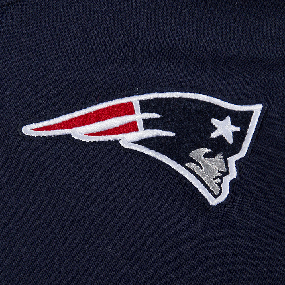 NFL NEW ENGLAND PATRIOTS CLASSIC BIG BOYS FLEECE PULLOVER HOODIE (MIDNIGHT NAVY) - Image 6