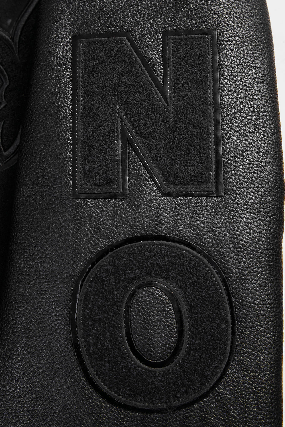 NFL NEW ORLEANS SAINTS TRIPLE BLACK MEN'S WOOL VARSITY JACKET (TRIPLE BLACK MEN'S) - Image 8