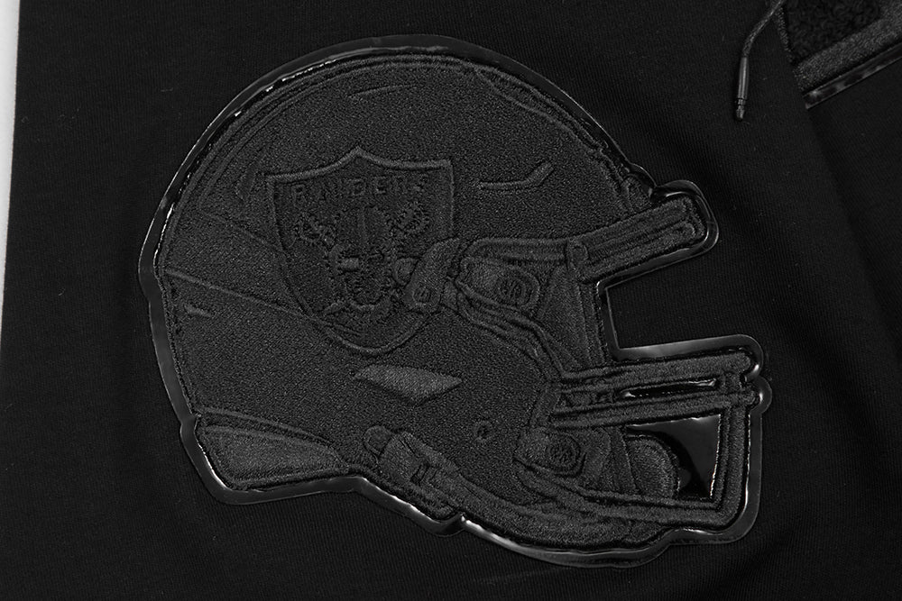 NFL LAS VEGAS RAIDERS TRIPLE BLACK MEN'S TEE (BLACK) - Image 6