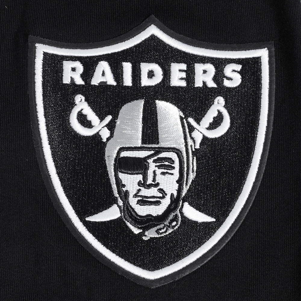 NFL LAS VEGAS RAIDERS CITY TOUR COTTON JERSEY MEN'S DROP SHOULDER TEE (BLACK) - Image 6