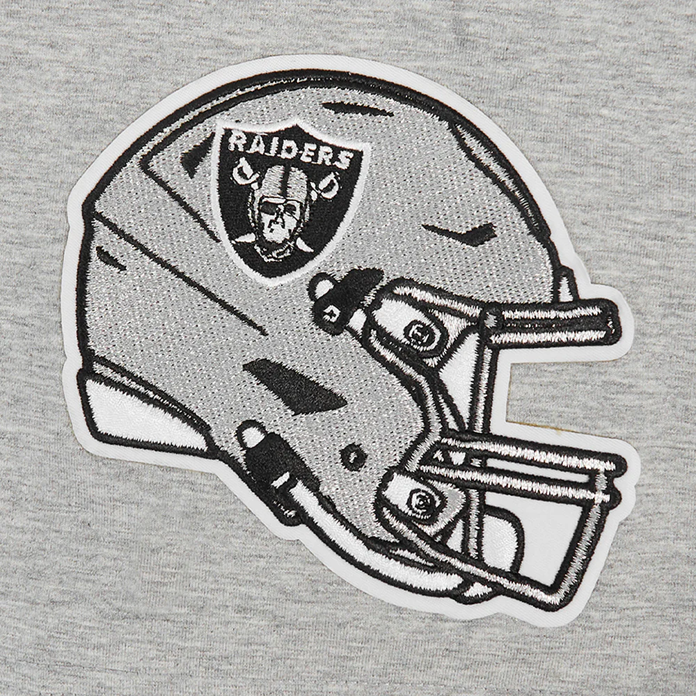 NFL LAS VEGAS RAIDERS OLD ENGLISH MEN'S TEE (HEATHER GREY) - Image 6