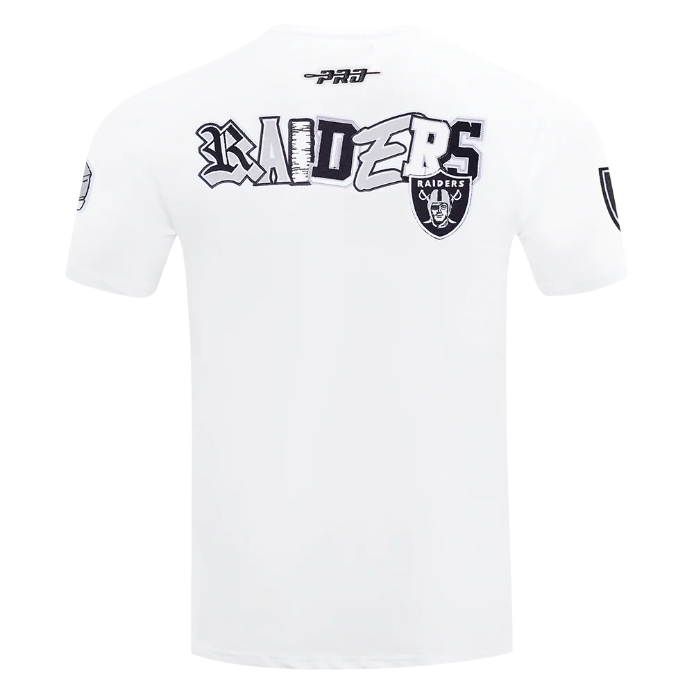 NFL LAS VEGAS RAIDERS CITY RANSOM MEN'S SINGLE JERSEY TEE (WHITE) - Image 3