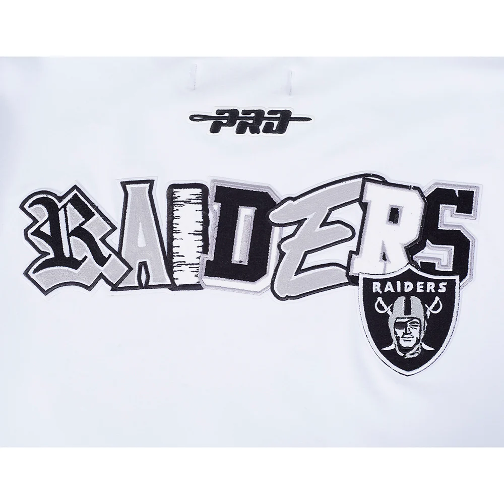 NFL LAS VEGAS RAIDERS CITY RANSOM MEN'S SINGLE JERSEY TEE (WHITE) - Image 8