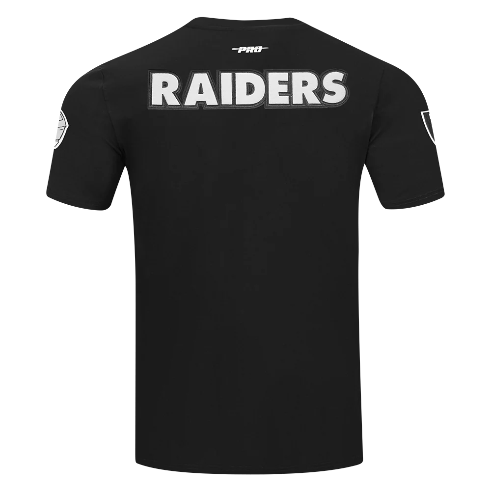 NFL LAS VEGAS RAIDERS CITY RANSOM MEN'S SINGLE JERSEY TEE (BLACK) - Image 3
