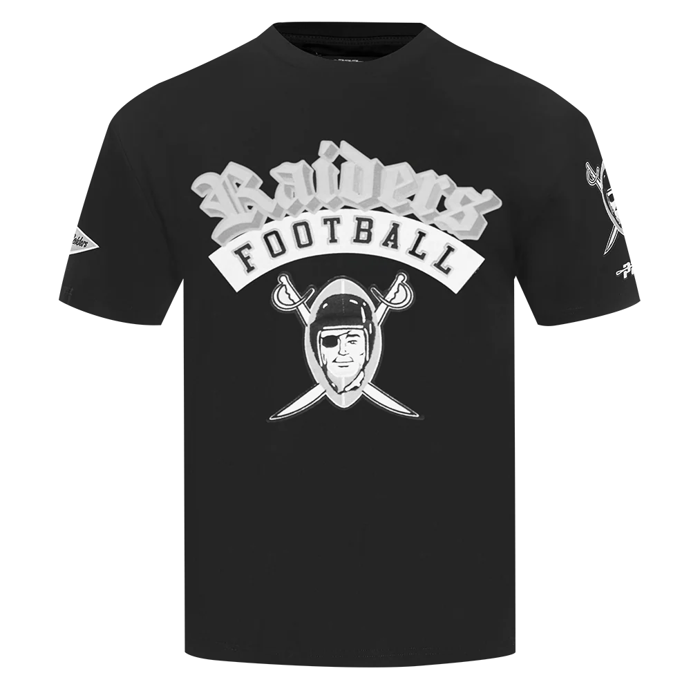 NFL LAS VEGAS RAIDERS BEST OF MEN'S DROP SHOULDER TEE (BLACK) - Image 5