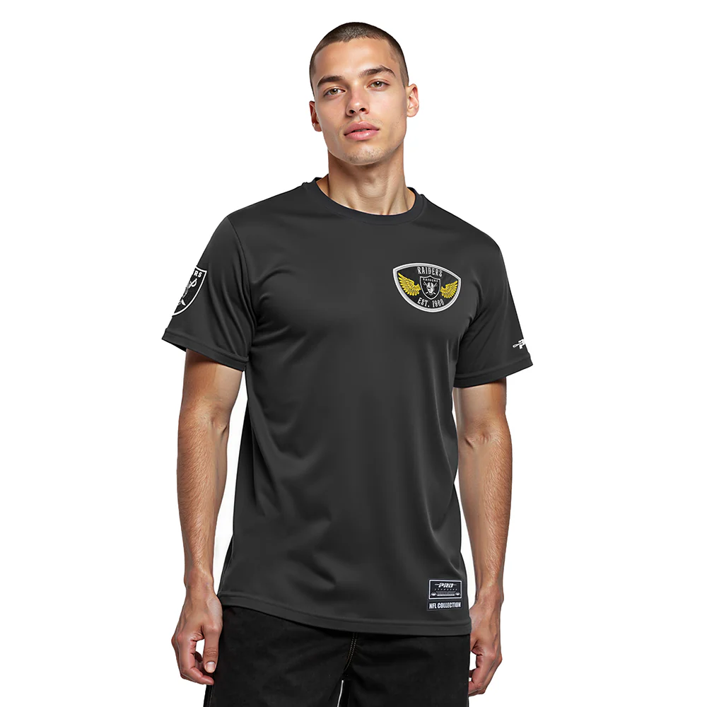 NFL LAS VEGAS RAIDERS BORN FOR SPORT MEN'S SJ TEE (BLACK)