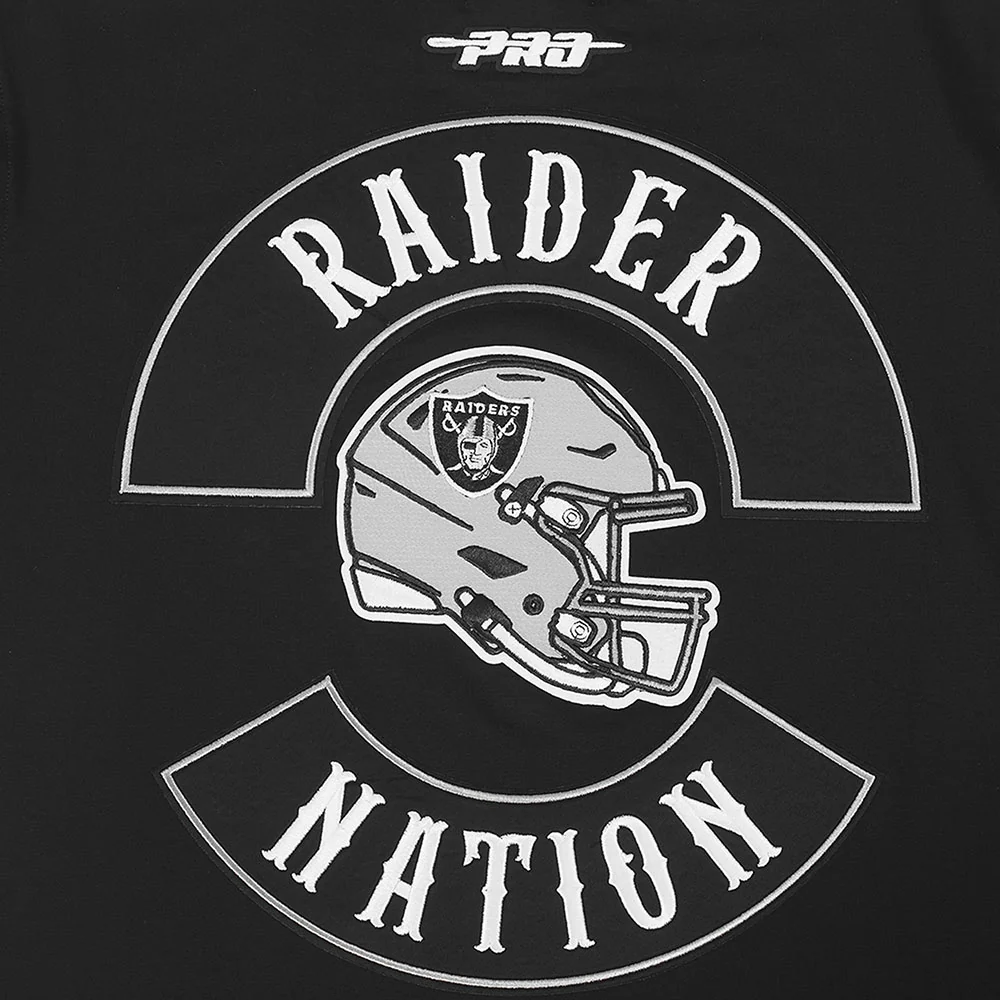 NFL LAS VEGAS RAIDERS BORN FOR SPORT MEN'S SJ TEE (BLACK) - Image 8