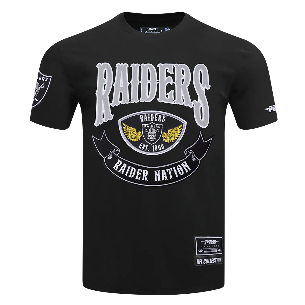 NFL LAS VEGAS RAIDERS BORN FOR SPORT MEN'S SJ TEE (BLACK) - Image 3