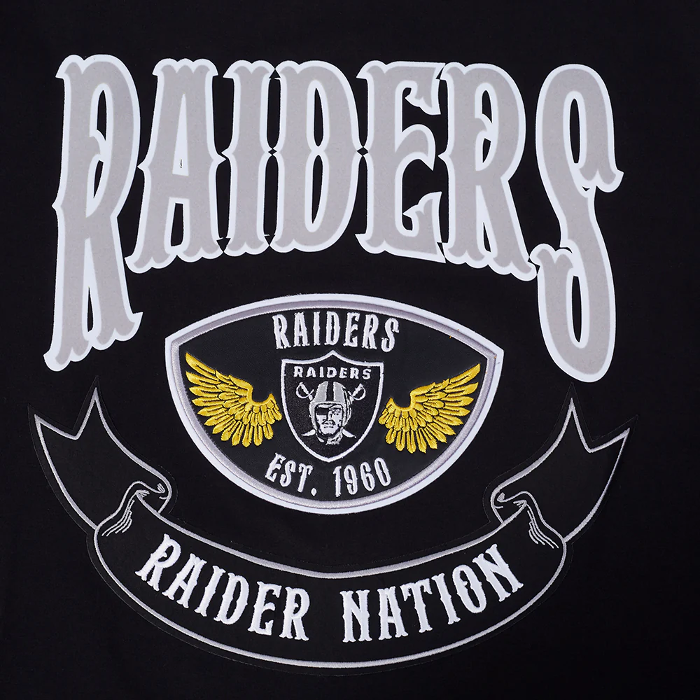 NFL LAS VEGAS RAIDERS BORN FOR SPORT MEN'S SJ TEE (BLACK) - Image 7