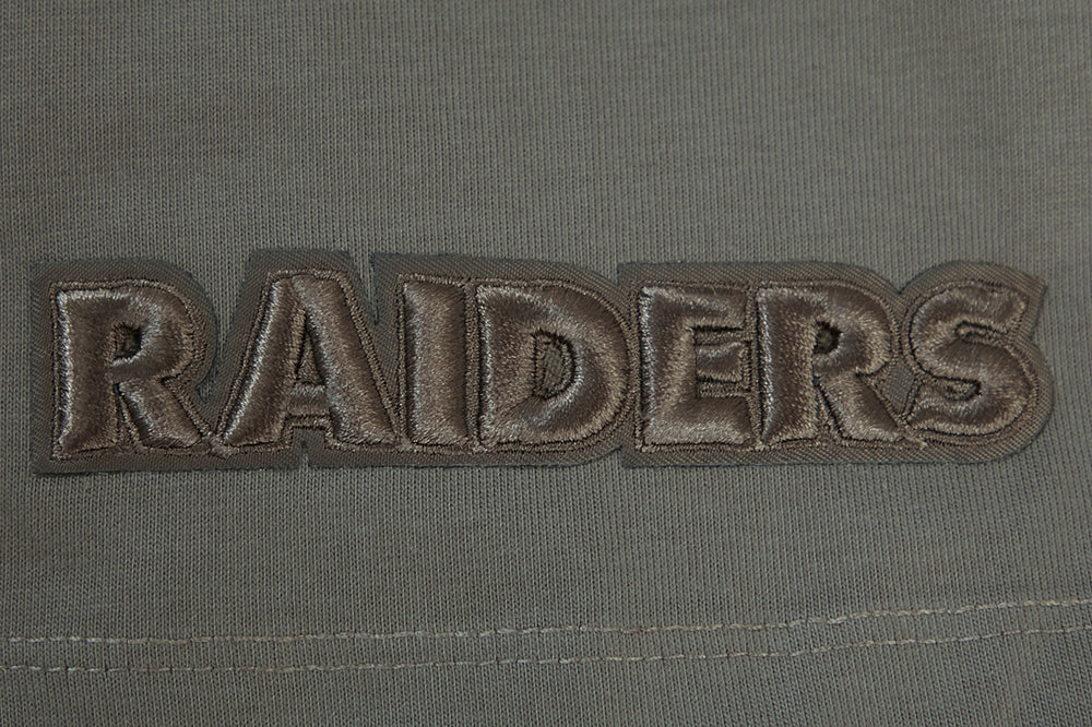 NFL LAS VEGAS RAIDERS NEUTRAL DROP SHOULDER MEN'S TEE (DARK TAUPE) - Image 7