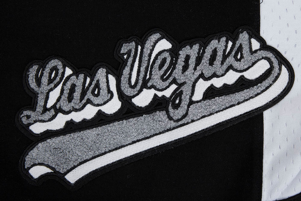 NFL LAS VEGAS RAIDERS SCRIPT TAIL MEN'S DOUBLE KNIT 2.0 SHORT (BLACK) - Image 11
