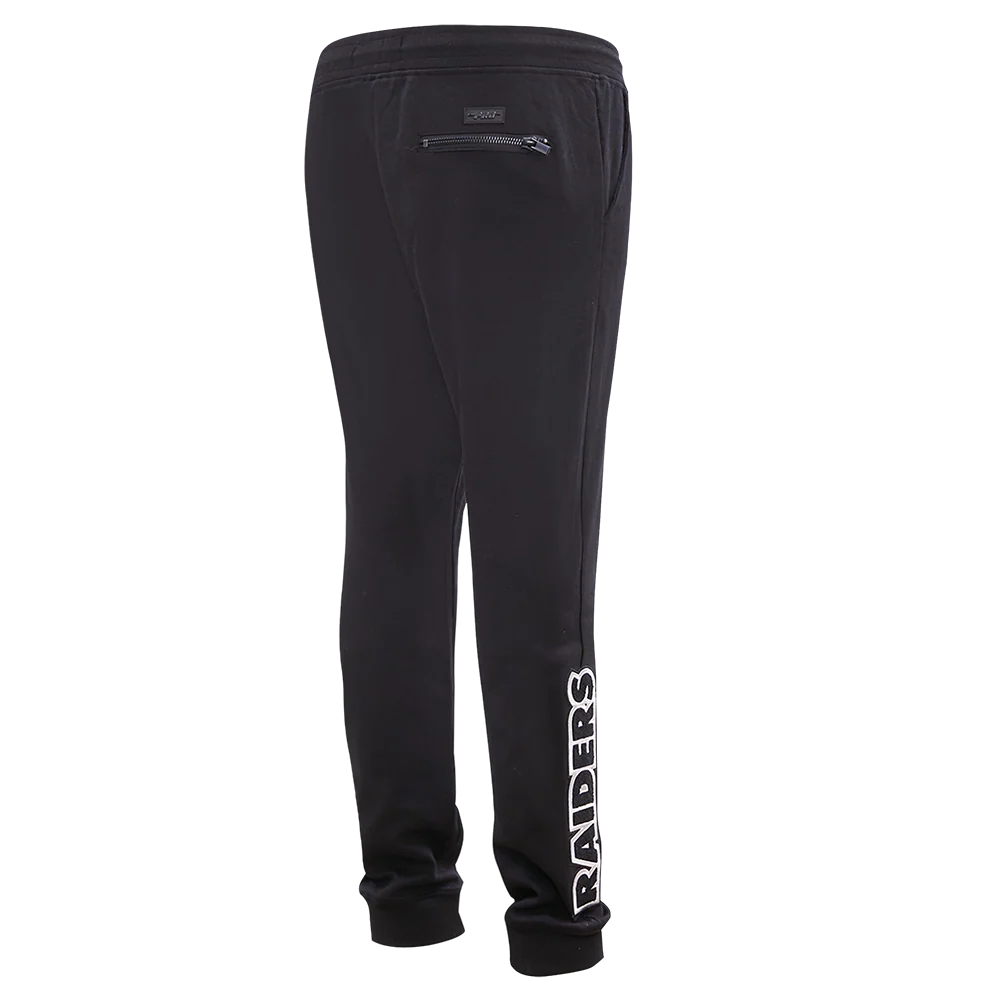 NFL LAS VEGAS RAIDERS CLASSIC CHENILLE DK JOGGER (BLACK) - Image 3