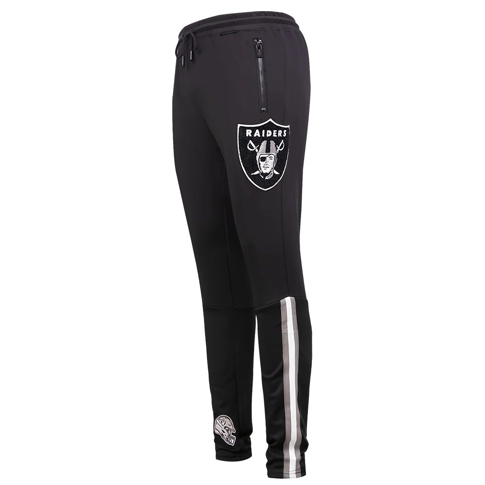 NFL OAKLAND RAIDERS CLASSIC MEN'S DK TRACK PANT (BLACK)