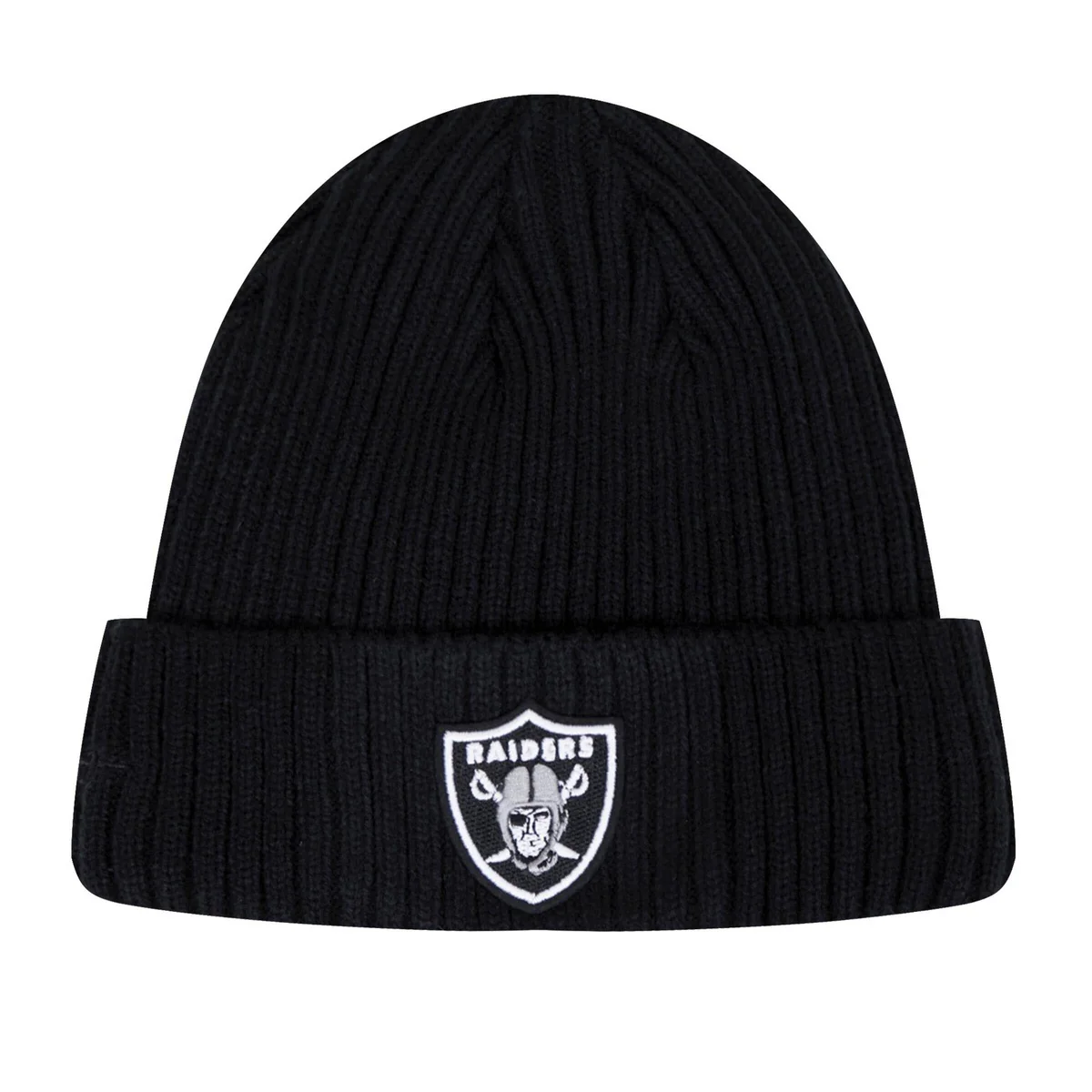 NFL LAS VEGAS RAIDERS CLASSIC CORE UNISEX BEANIE (BLACK) - Image 2