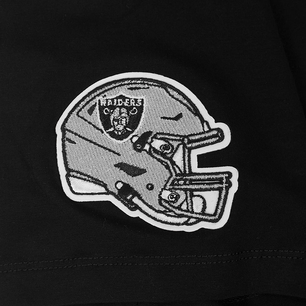 NFL LAS VEGAS RAIDERS MASHUP WOMEN'S BOXY TEE (BLACK) - Image 6