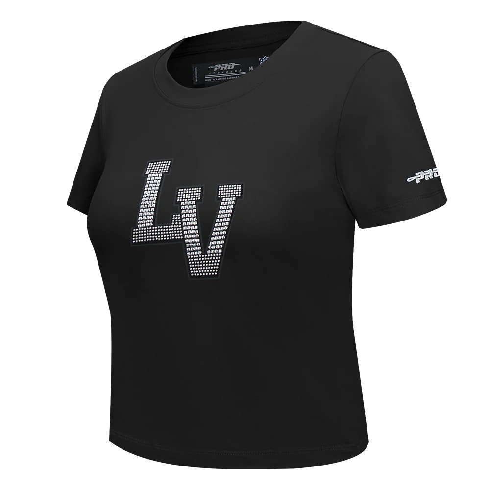 NFL LAS VEGAS RAIDERS RENEGADE WOMEN'S BABY DOLL TEE (BLACK) - Image 3