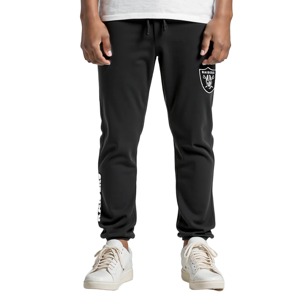 NFL LAS VEGAS RAIDERS CLASSIC BIG BOYS FLEECE SWEATPANT (BLACK)