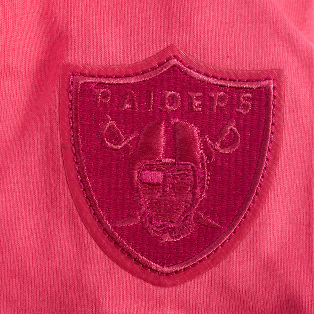NFL LAS VEGAS RAIDERS CLASSIC TRIPLE PINK BIG GIRL'S SS BOXY TEE (BEETROOT PURPLE) - Image 6
