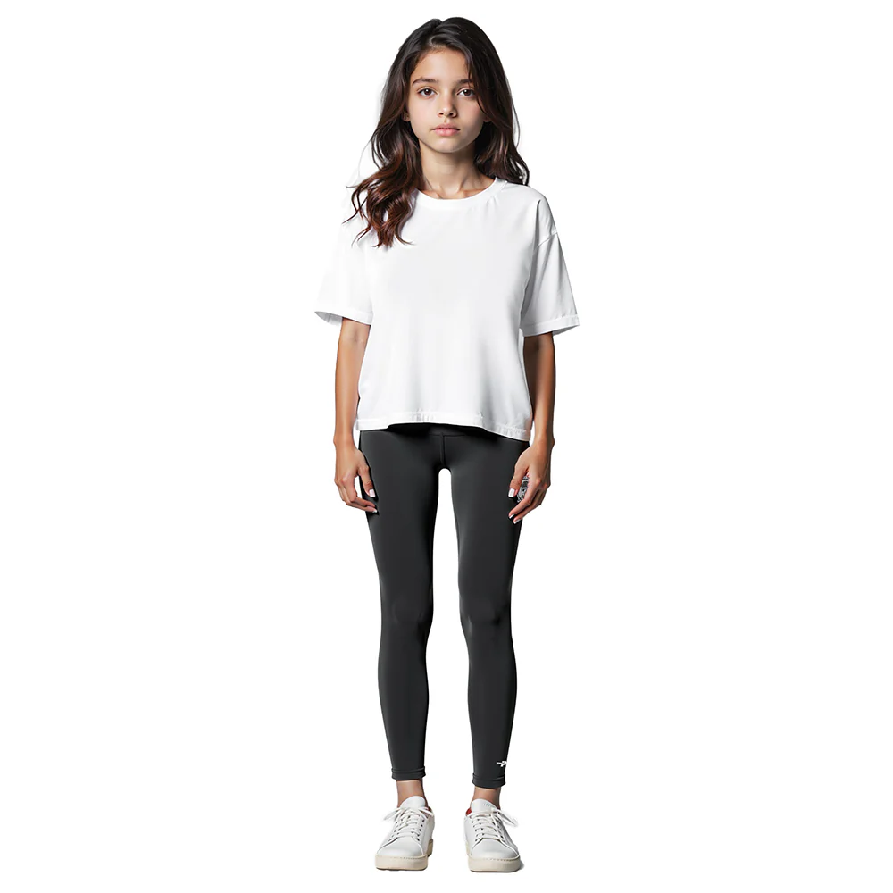 NFL LAS VEGAS RAIDERS RETRO CLASSIC BIG GIRLS LEGGING (BLACK) - Image 3