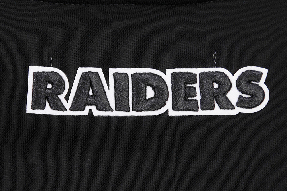NFL LAS VEGAS RAIDERS CLASSIC WOMEN'S CREWNECK (BLACK) - Image 5