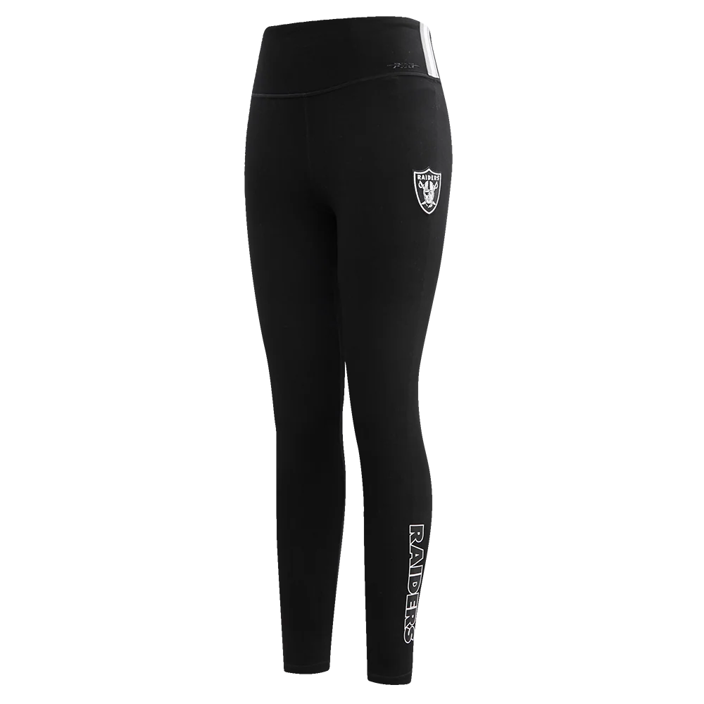 NFL LAS VEGAS RAIDERS CLASSIC WOMEN'S JERSEY LEGGING (BLACK)