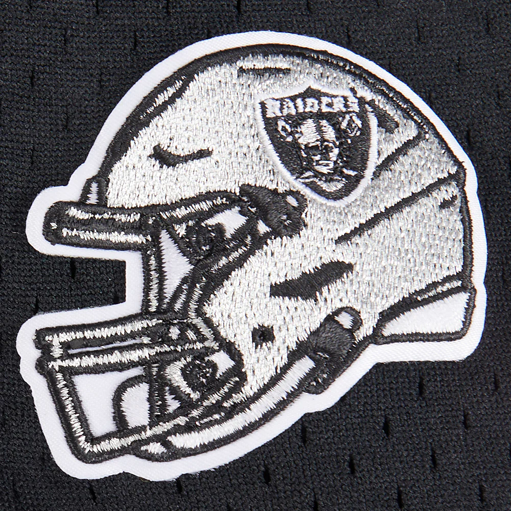 NFL LAS VEGAS RAIDERS CLASSIC LITTLE BOYS SHORT SLEEVE MESH TEE (BLACK/GRAY) - Image 16