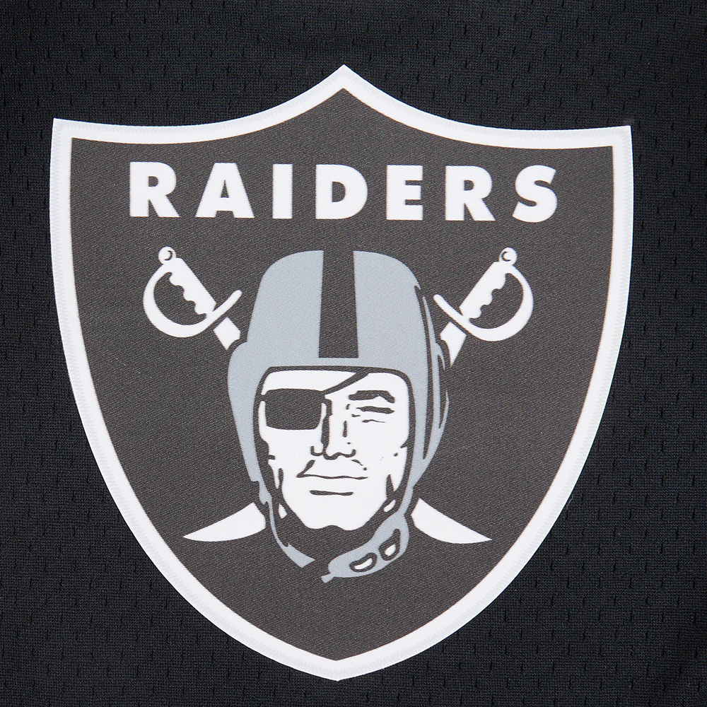 NFL LAS VEGAS RAIDERS CLASSIC LITTLE BOYS SHORT SLEEVE MESH TEE (BLACK/GRAY) - Image 20