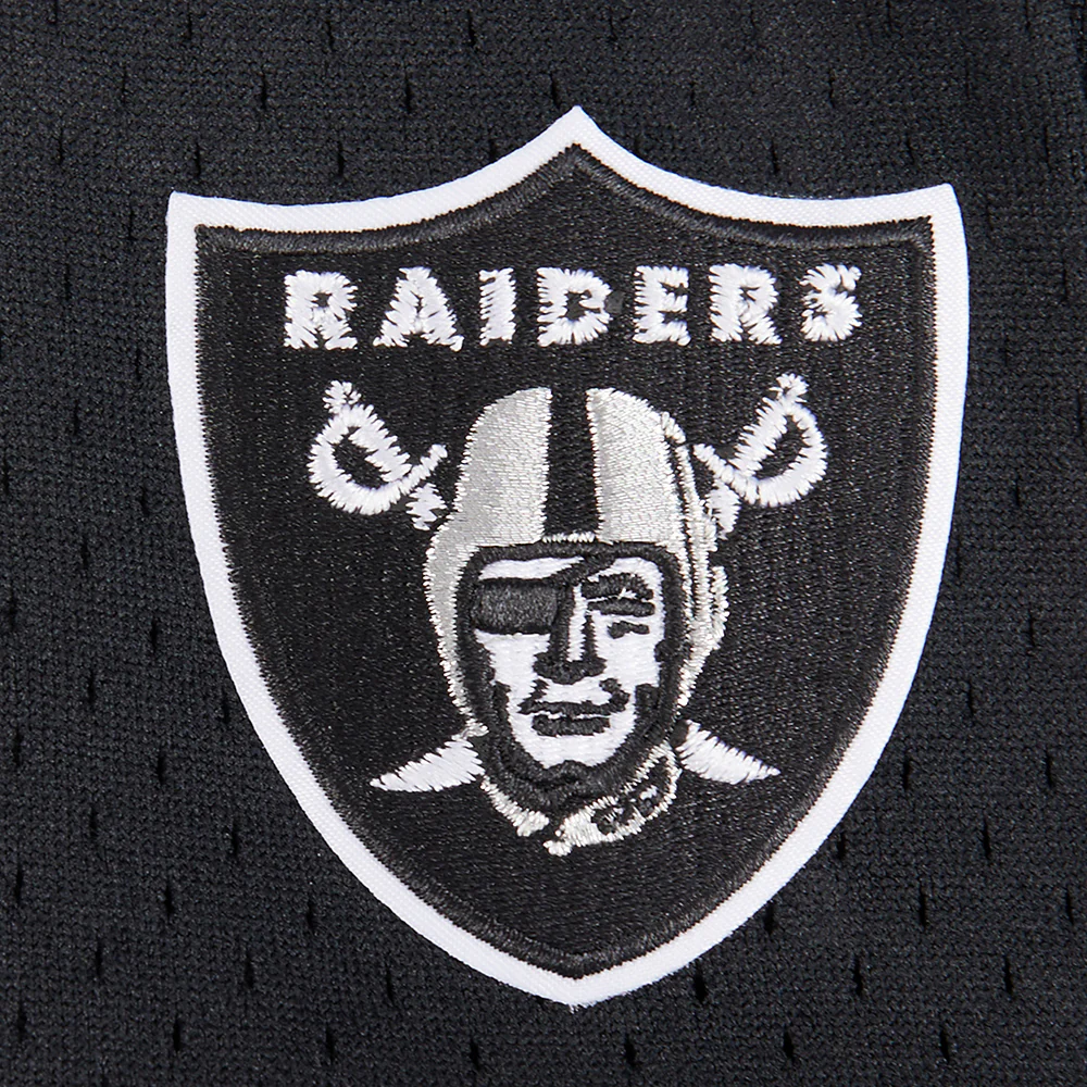 NFL LAS VEGAS RAIDERS CLASSIC LITTLE BOYS SHORT SLEEVE MESH TEE (BLACK/GRAY) - Image 8