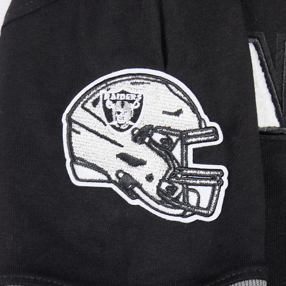 NFL LAS VEGAS RAIDERS CLASSIC LITTLE BOYS SHORT SLEEVE STRIPED RIB TEE (BLACK/GRAY) - Image 8