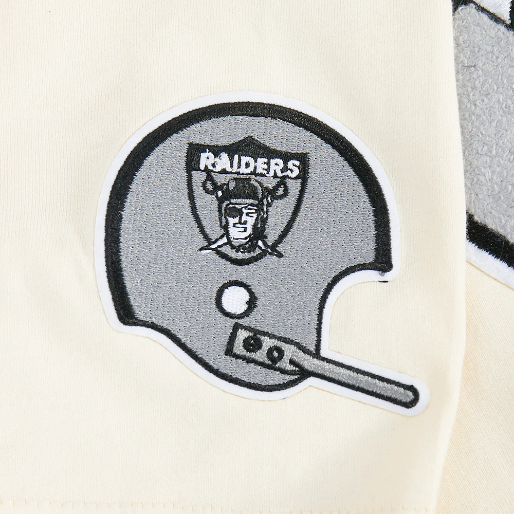 NFL LAS VEGAS RAIDERS RETRO CLASSICS LITTLE BOY'S SS TEE (EGGSHELL) - Image 7
