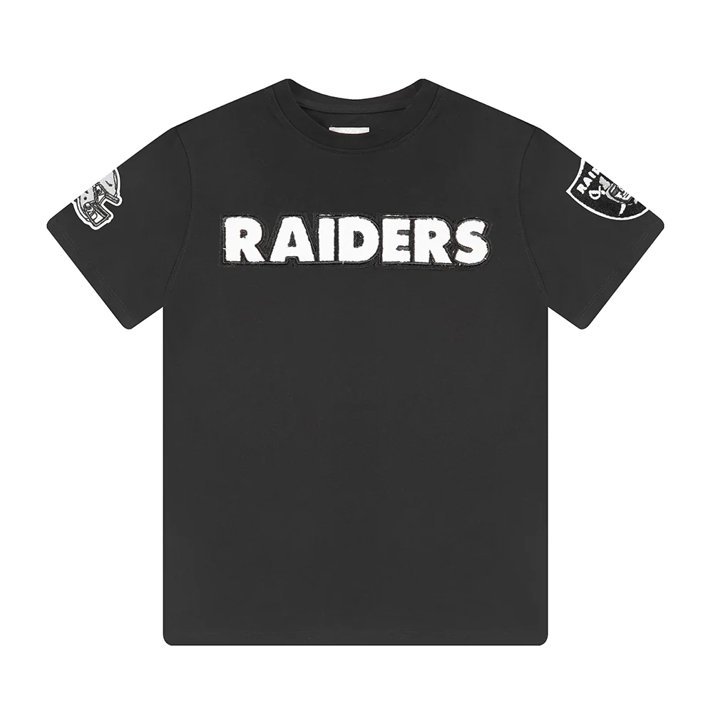 NFL LAS VEGAS RAIDERS CLASSIC TODDLER BOYS SHORT SLEEVE TEE (BLACK) - Image 3