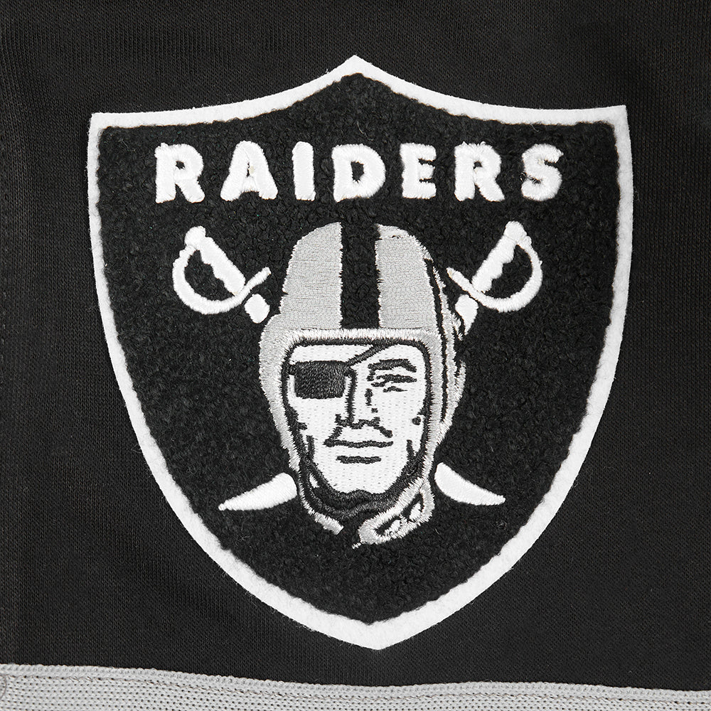 NFL LAS VEGAS RAIDERS CLASSIC TODDLER BOYS FLEECE 2.0 SHORT (BLACK/GRAY) - Image 10