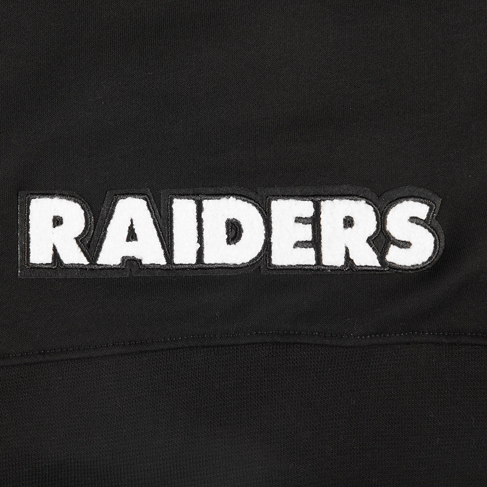 NFL LAS VEGAS RAIDERS CLASSIC TODDLER GIRLS FLEECE FULL ZIP HOODIE (BLACK) - Image 3