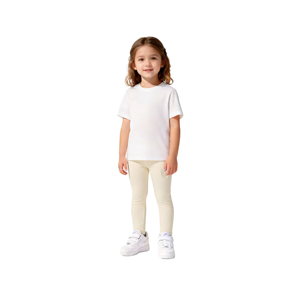 NFL LAS VEGAS RAIDERS NEUTRAL TODDLER GIRLS LEGGING (EGGSHELL) - Image 3