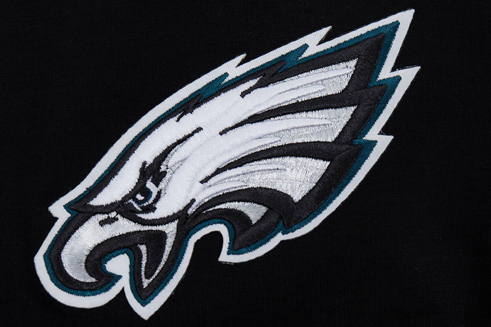 NFL PHILADELPHIA EAGLES SCRIPT TAIL MEN'S TEE (BLACK) - Image 6