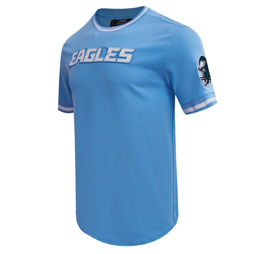 NFL PHILADELPHIA EAGLES CLASSIC CHENILLE MEN'S TEE (UNIVERSITY BLUE) - Image 2