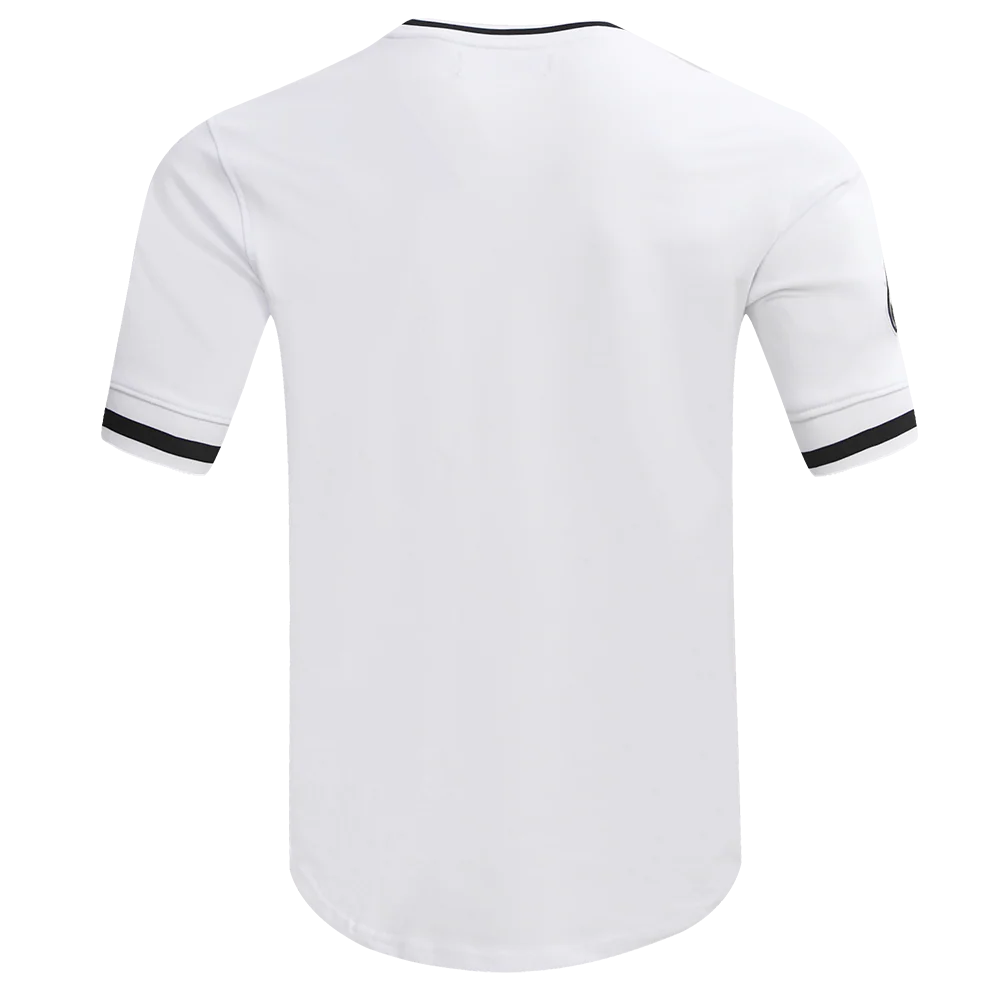 NFL PHILADELPHIA EAGLES CLASSIC CHENILLE MEN'S DOUBLE KNIT TEE (WHITE) - Image 4