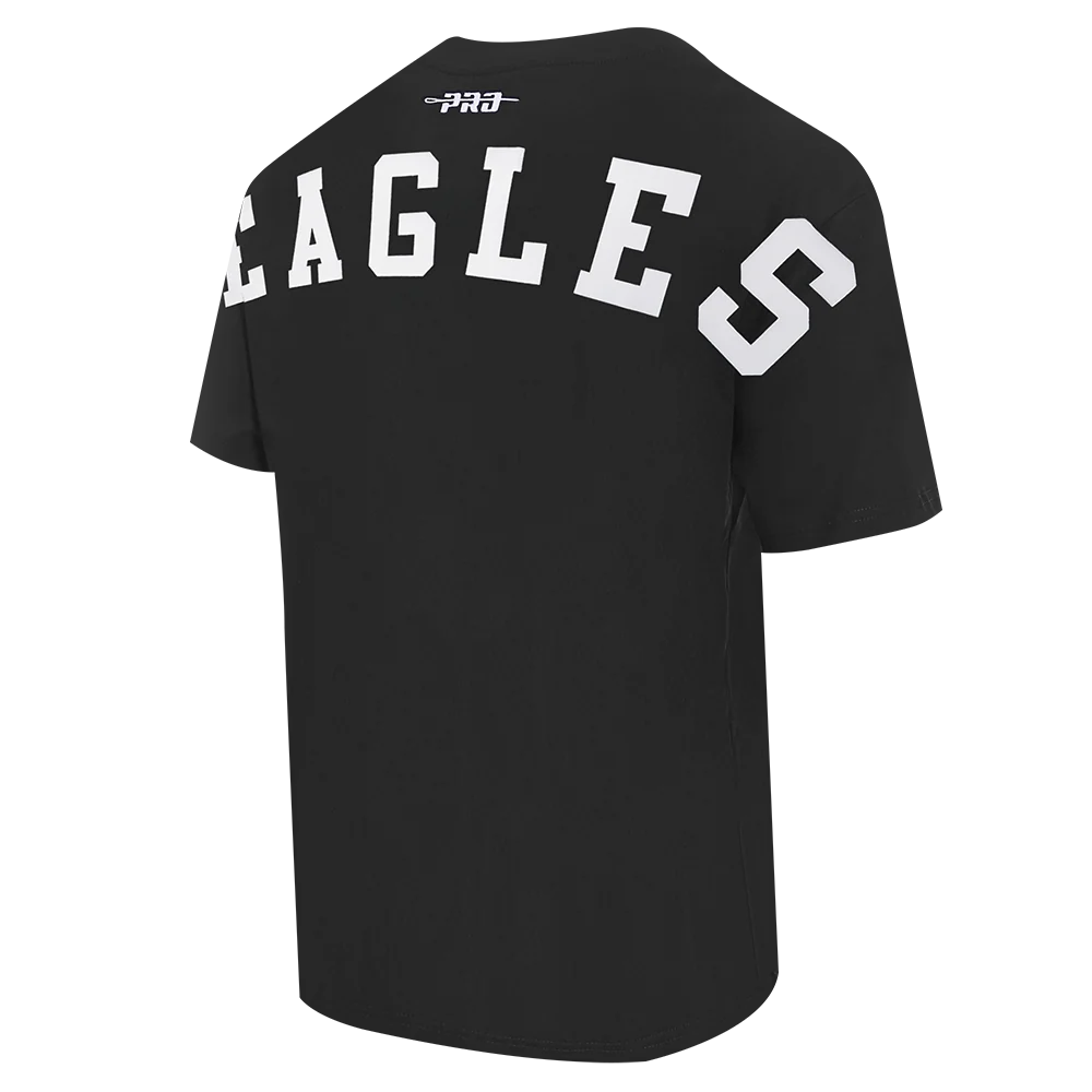 NFL PHILADELPHIA EAGLES WINGSPAN MEN'S CJ DROP SHOULDER TEE (BLACK) - Image 4