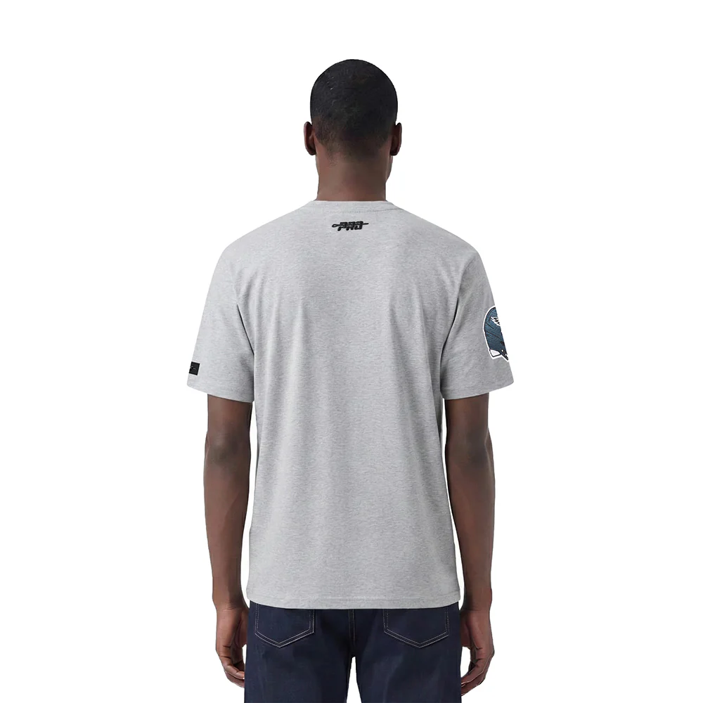 NFL PHILADELPHIA EAGLES TEAM BADGE MEN'S SJ TEE (HEATHER GREY) - Image 2