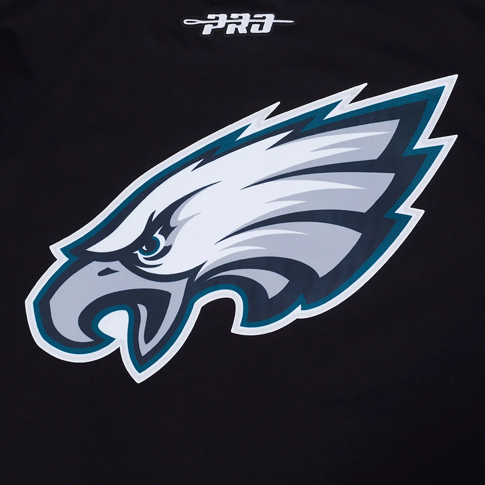 NFL PHILADELPHIA EAGLES JALEN HURTS #1 CLASSIC PNN MEN'S SJ TEE (BLACK) - Image 5