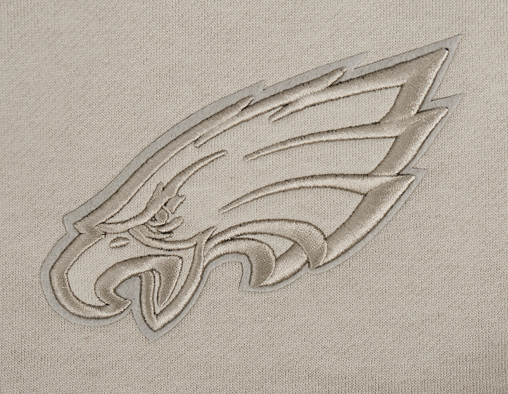 NFL PHILADELPHIA EAGLES NEUTRAL MEN'S FLEECE SHORT (TAUPE) - Image 6