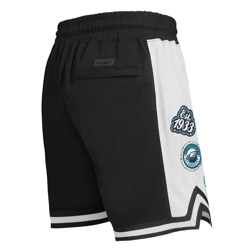 NFL PHILADELPHIA EAGLES DIY PICK STITCH MEN'S DOUBLE KNIT 2.0 SHORT (BLACK) - Image 3