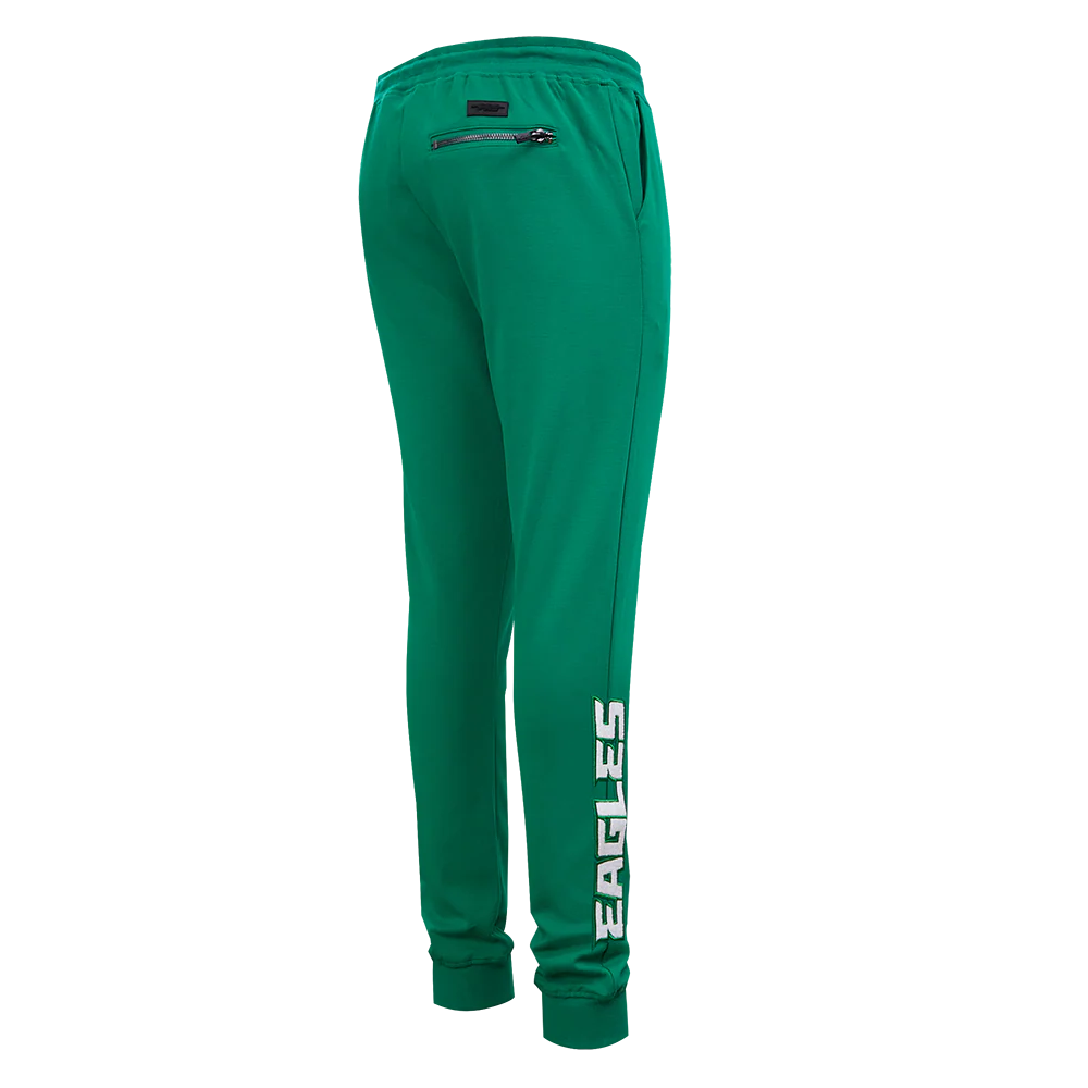 NFL PHILADELPHIA EAGLES CLASSIC CHENILLE MEN'S DK JOGGER (KELLY GREEN) - Image 3