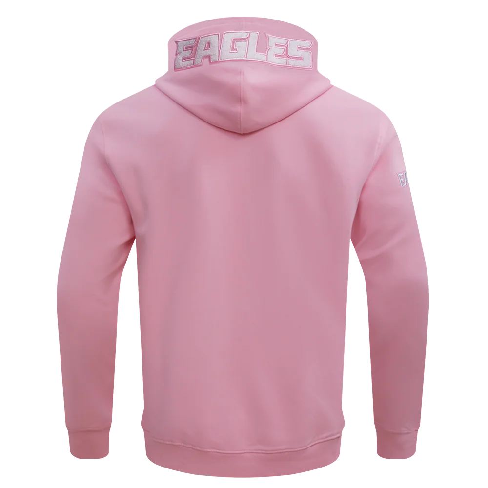 NFL PHILADELPHIA EAGLES CLASSIC CHENILLE MEN'S PO HOODIE (PINK) - Image 4