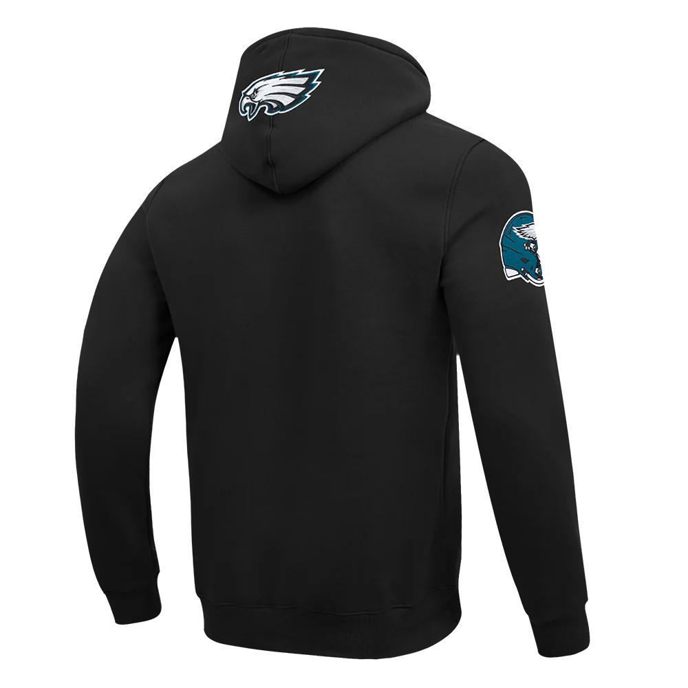 NFL PHILADELPHIA EAGLES CITY ARCH MEN'S FLC PO HOODIE (BLACK) - Image 6