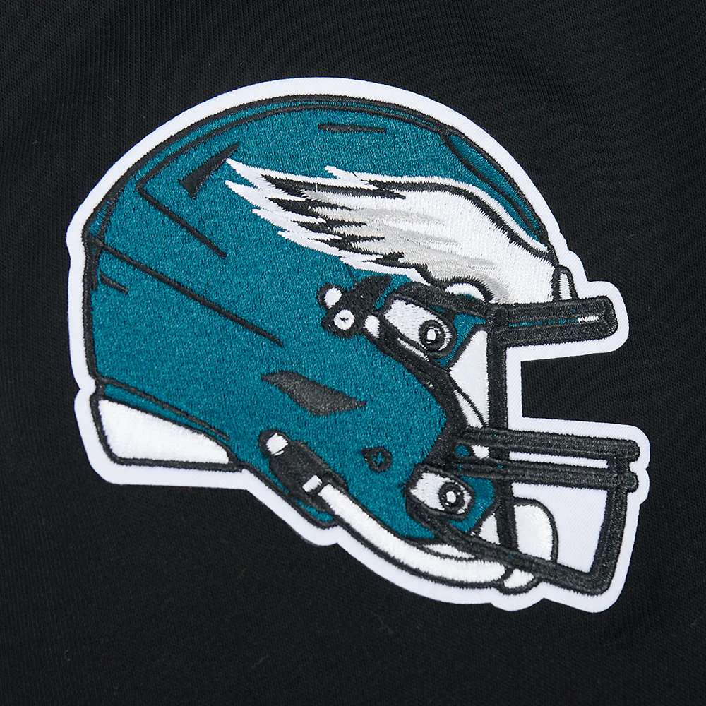 NFL PHILADELPHIA EAGLES CITY ARCH MEN'S FLC 1/4 ZIP (BLACK) - Image 6