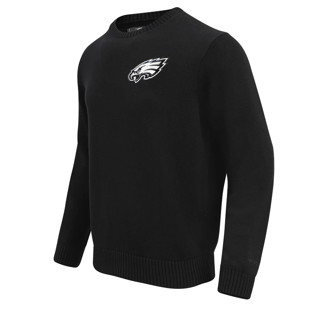 NFL PHILADELPHIA EAGLES KNIT BOX SET CREWNECK SWEATER (BLACK) - Image 2