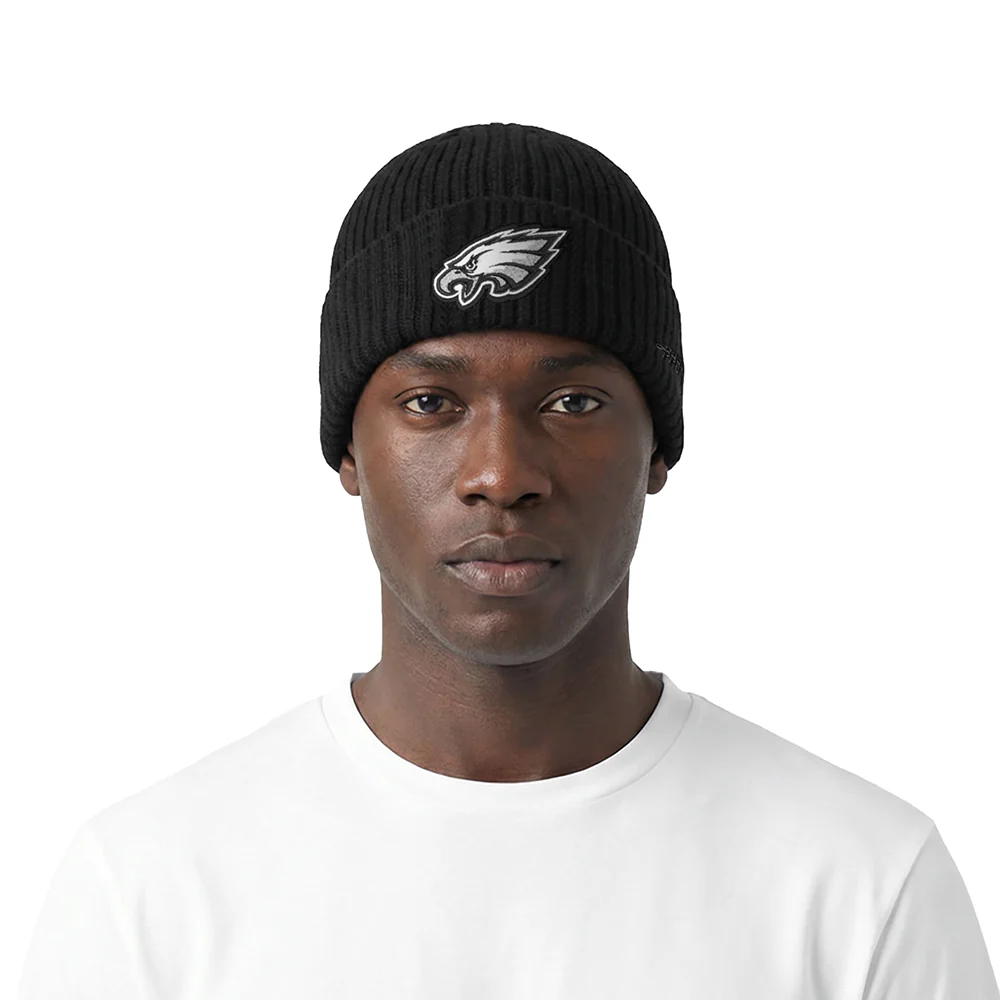 NFL PHILADELPHIA EAGLES KNIT BOX SET BEANIE (BLACK)
